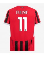 Moške Nogometnih dresov AC Milan Christian Pulisic #11 Domači 2024-25 Kratki rokavi